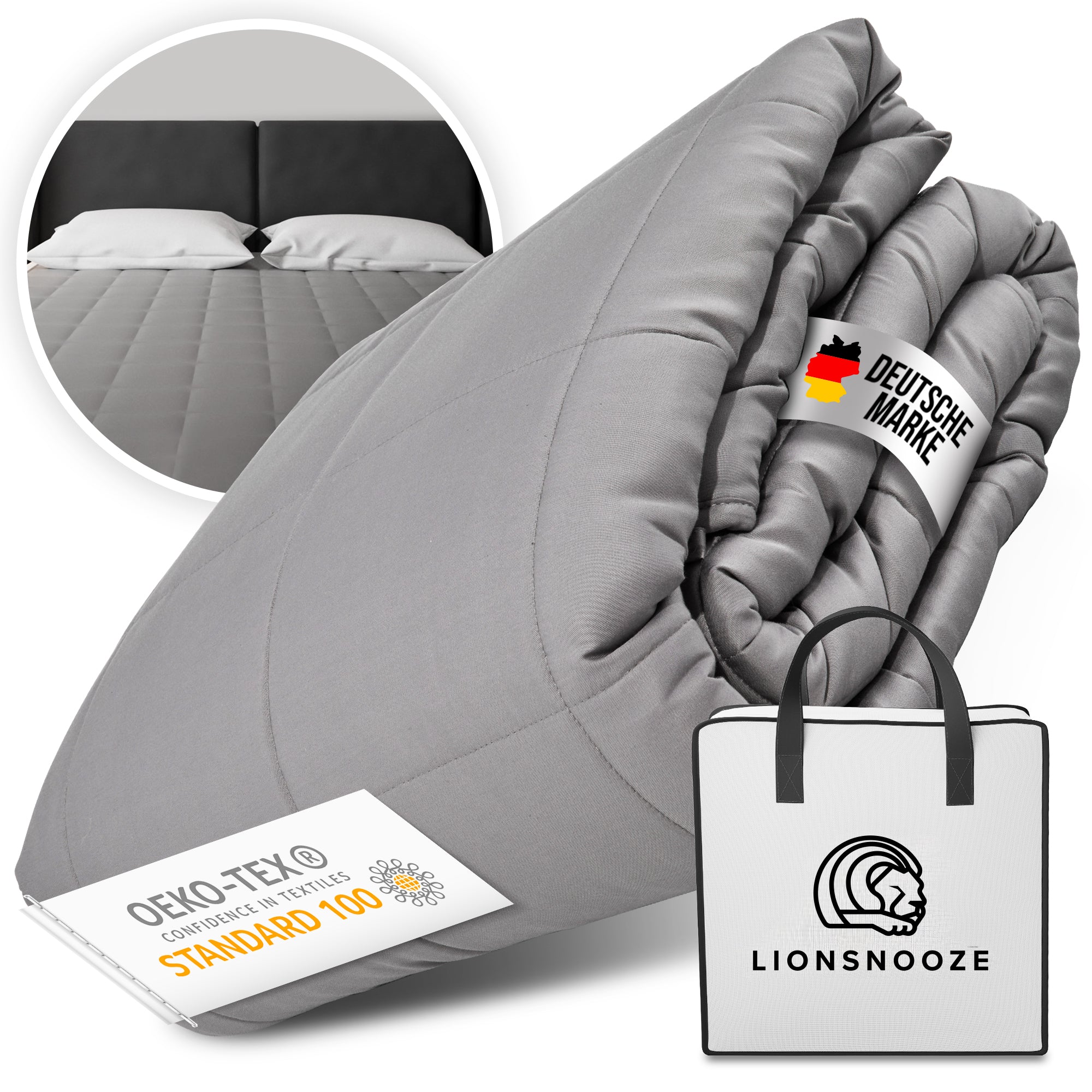 Lionsnooze GEWICHTSDECKE - Weighted Blanket 9kg 135x200cm