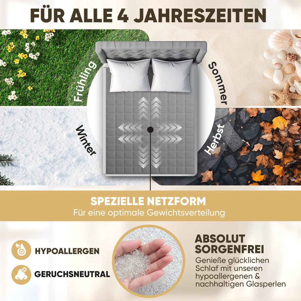 Lionsnooze GEWICHTSDECKE - Weighted Blanket 9kg 135x200cm