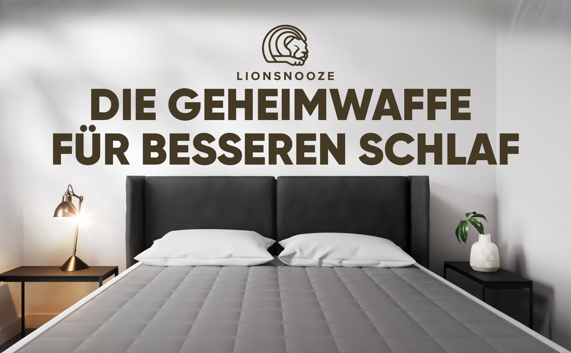 Lionsnooze GEWICHTSDECKE - Weighted Blanket 9kg 135x200cm