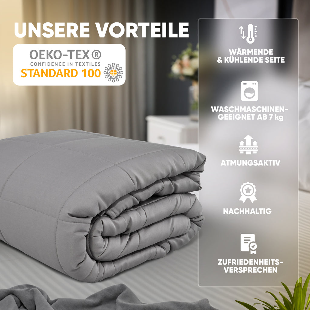 Lionsnooze GEWICHTSDECKE - Weighted Blanket 9kg 135x200cm